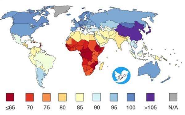 رتبه آی کیوی ایرانی ها در دنیا